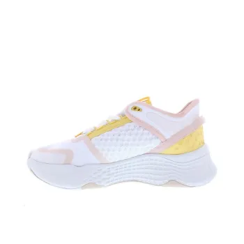 LACOSTE Anti Slip Wear Resistant Low Top Casual Shoes Women's White Pink