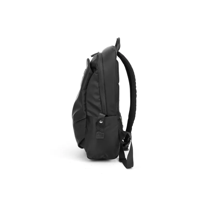 FAIRWHALE Fabric Backpack Large Size Unisex Black-2