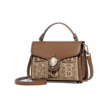 Versman PU Portable Small Square Bag Shoulder Bag Crossbody Bag Women's Sea Salt Caramel/Milk Tea Card