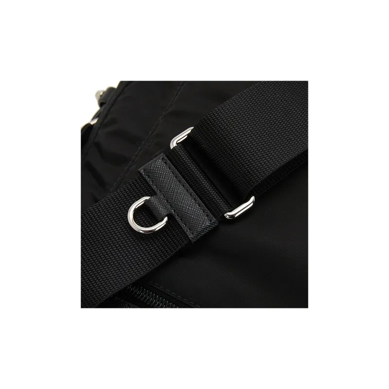 PRADA Fabric Crossbody Bag, Shoulder Bag Women's Black-7