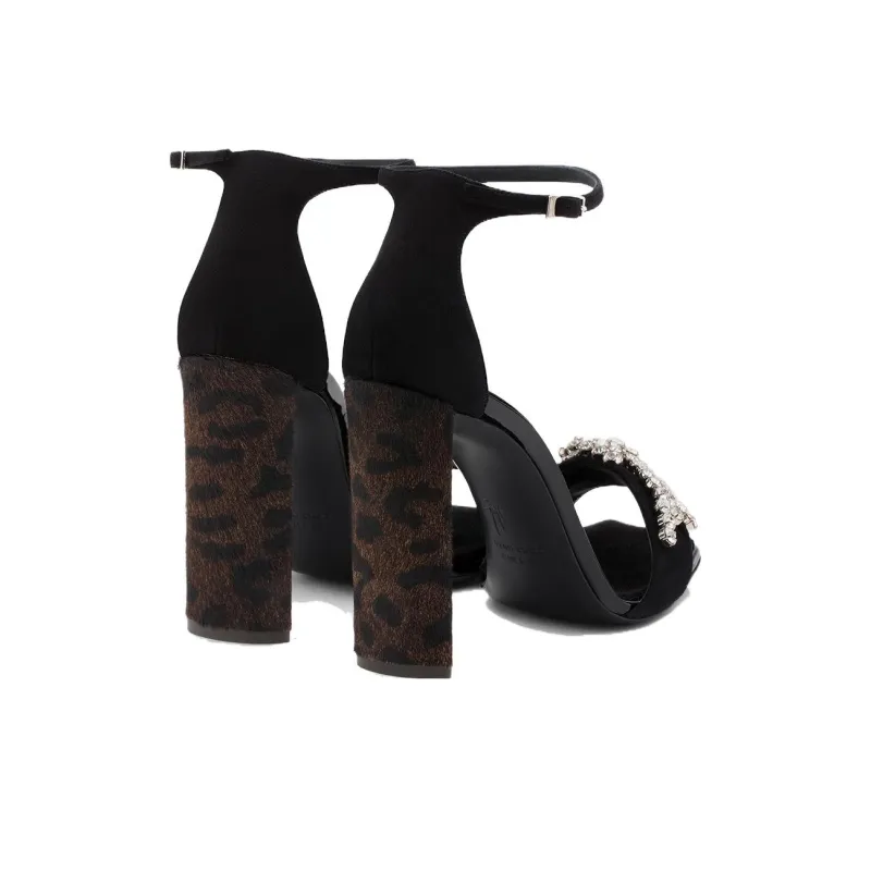 Giuseppe Zanotti/GZ Sabine Strap Sandals Women's Black-4