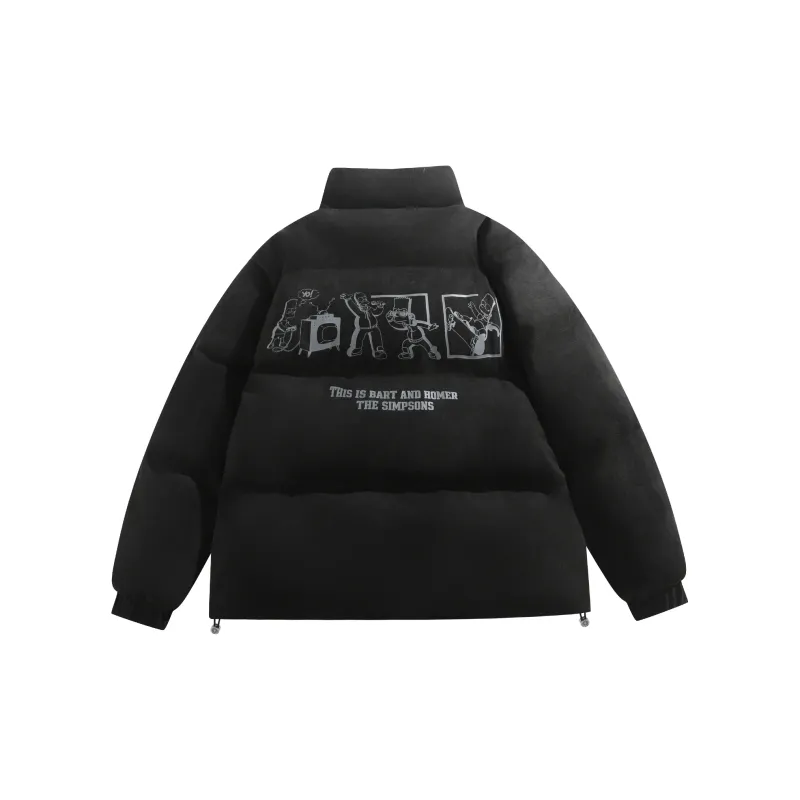 The Simpsons Puffer Jacket Unisex-1