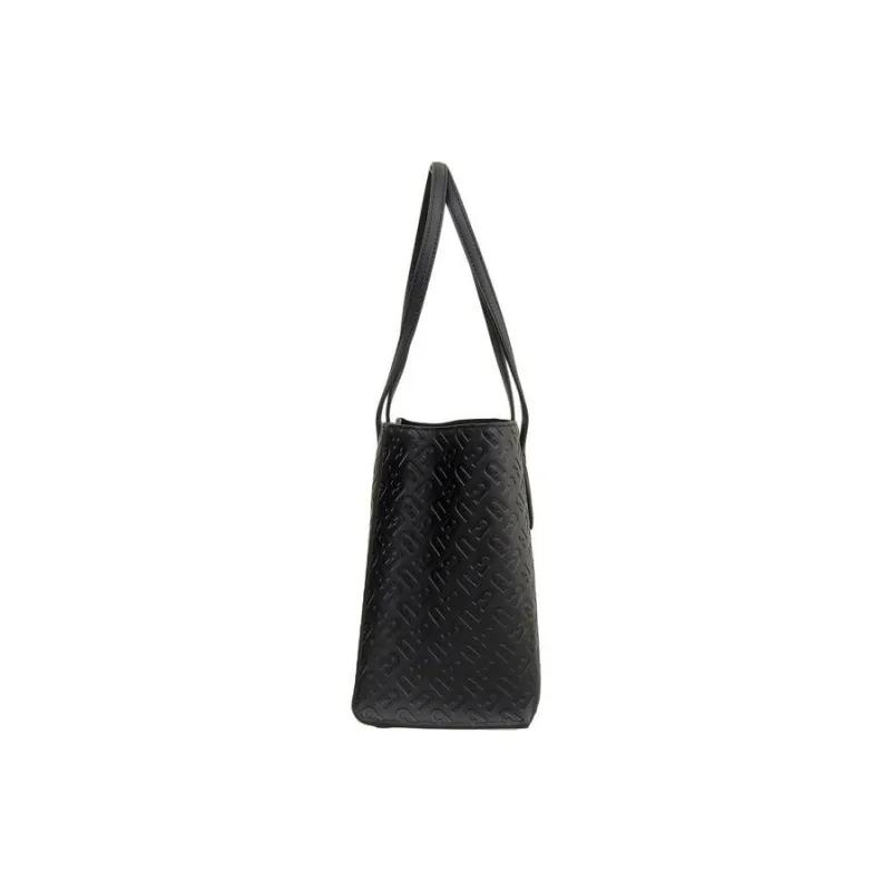 Furla Era Leather Tote Bag, Shopping Bag, Handbag Small Size Women's Black-2