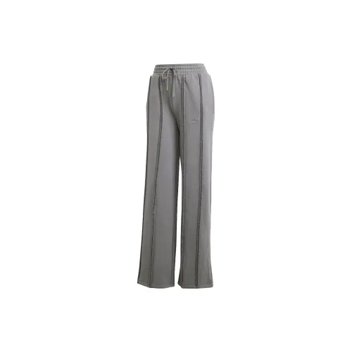 Adidas Originals Gray Series Knitted Sweatpants Women's Gray