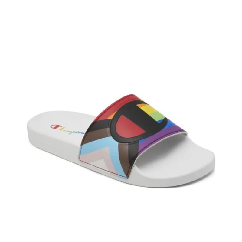 Champion Ipo Slide Slide Slippers Men's White-2