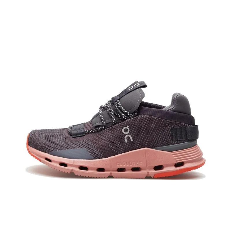 On Women's Cloudnova 'Black Eclipse Rose'-0