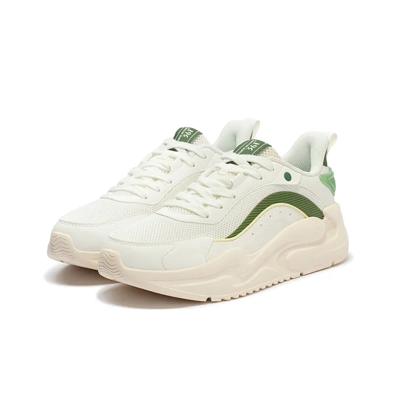 361° Yunshu 4.0 Anti Slip Wear Resistant Low Top Casual Shoes Men's White Green-2
