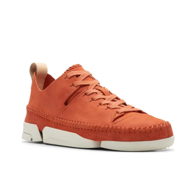 Clarks Trigenic Low-Top Chunky Sneakers Women's Red-3