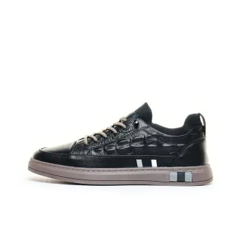Wit Low Top Skateboard Shoes Men's Black
