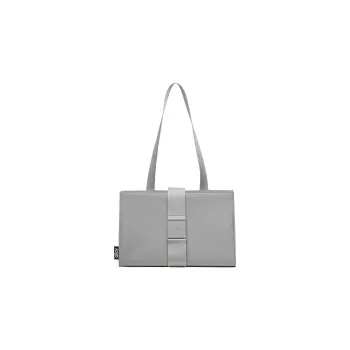 Alloy Nylon Fabric Tote Bag Shopping Bag Shoulder Bag Crossbody Bag Small Size Unisex Gray/Black/Yellow