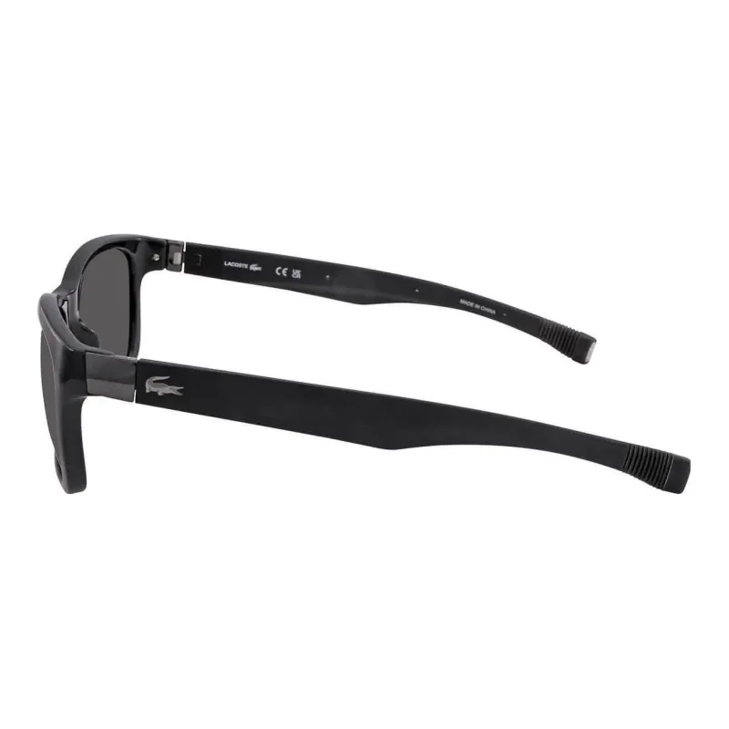 LACOSTE Plastic Square Sunglasses Unisex Black-1