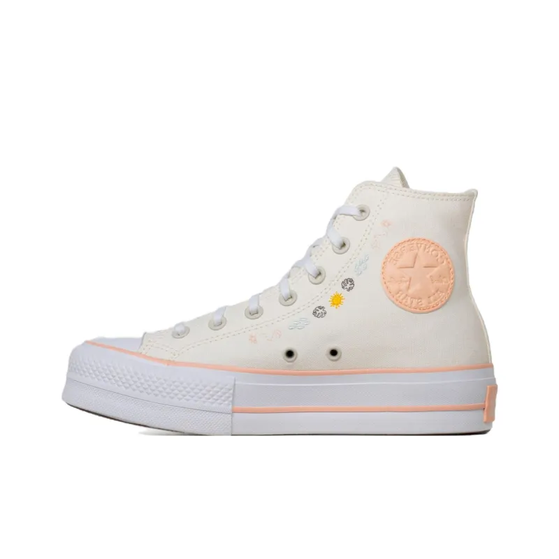 Converse Chuck Taylor All Star Lift Hi Shoes 'Floral Embroidery' Women's-1