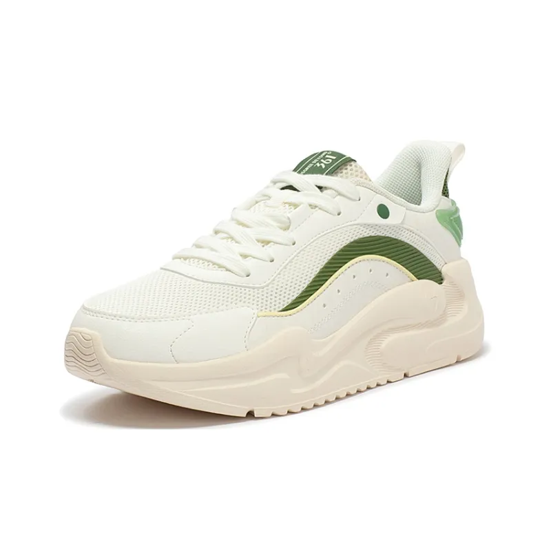 361° Yunshu 4.0 Anti Slip Wear Resistant Low Top Casual Shoes Men's White Green-1