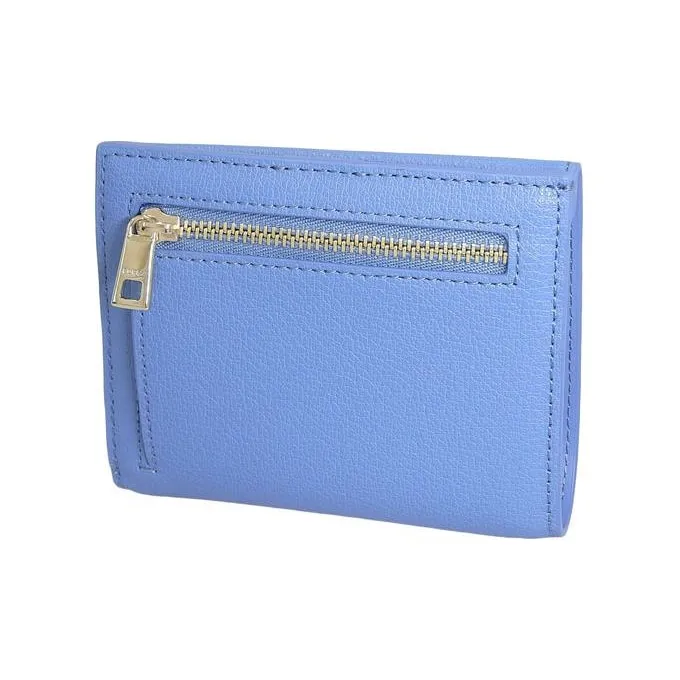 Furla Leather Wallet Women's Light Blue-3