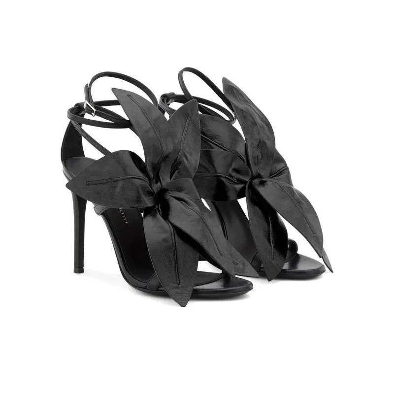 giuseppe zanotti Lilium Floral-embellished Stiletto Sandals-2