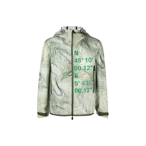 Moncler Grenoble Graphic-print Hooded Lightweight Jacket