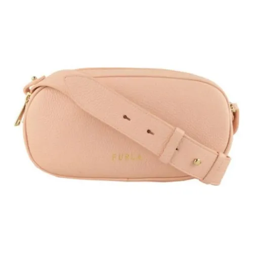 Furla Leather Shoulder Bag, Crossbody Bag Women's Candy Rose
