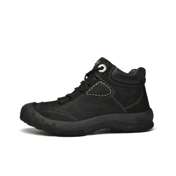 Season Ram Men's Casual Shoes Men Mid Top Black/Brown
