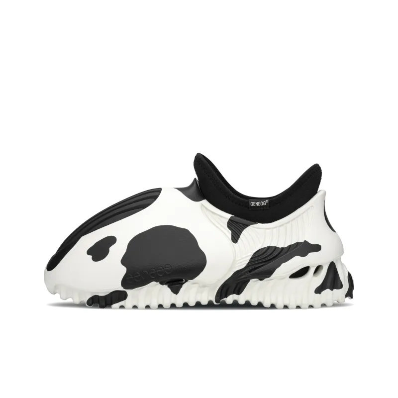 GENEGG Wear Resistant Slip Resistant Low Top Casual Shoes Unisex Cow Color-0