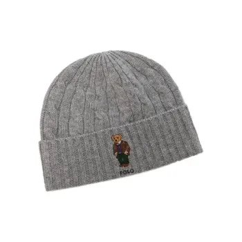 Polo Ralph Lauren Wool Cashmere Beanies Unisex Gray