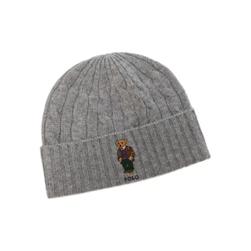 Polo Ralph Lauren Wool Cashmere Beanies Unisex Gray