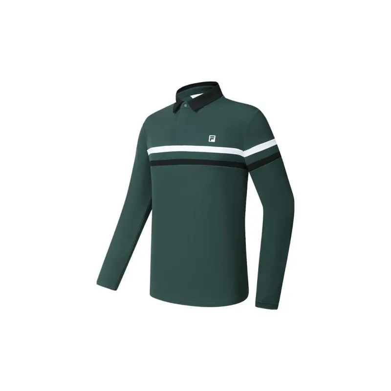 FILA Golf Series Polo Shirt Men's Mountain Wall Green-2