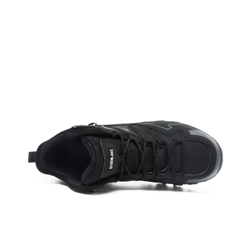 GESENLANG High Top Outdoor Shoes Men's Black-4