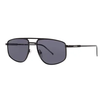 LACOSTE Metal Irregular Shape Sunglasses Men's Black
