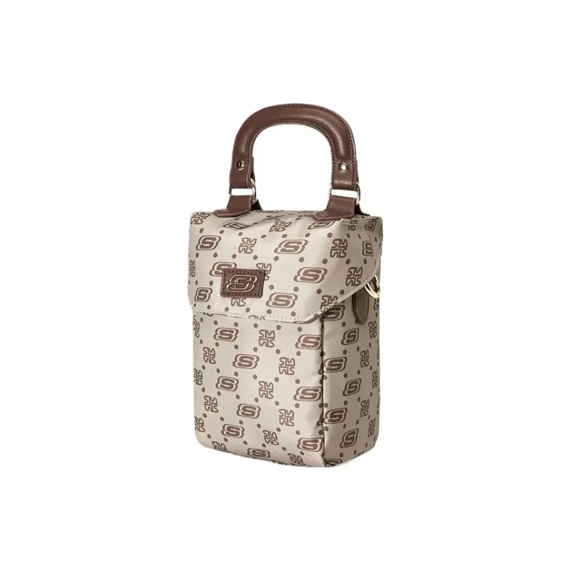 Skechers LeSportsac Collaboration Fabric Handbag, Shoulder Bag, Crossbody Bag Trumpets Unisex Tiger's Eye Brown-2