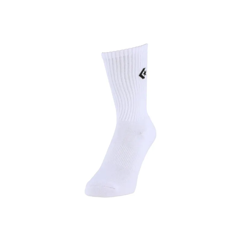 Converse Mid-Calf Socks Unisex 1 Pack White-1