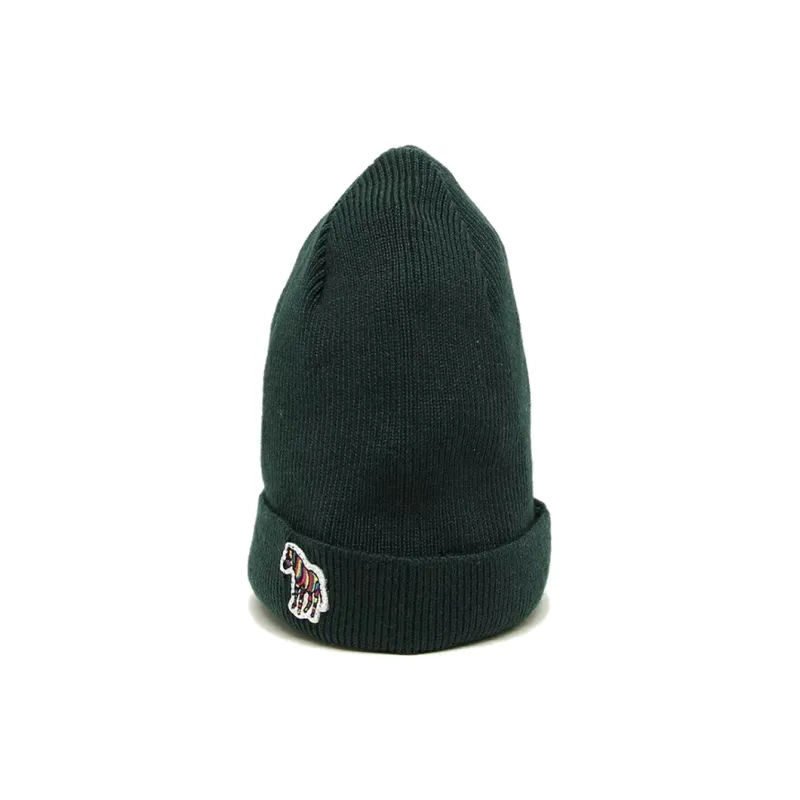 Paul Smith Wool Beanies Unisex Green-1