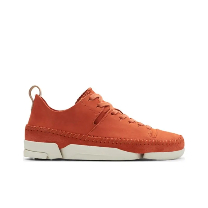 Clarks Trigenic Low-Top Chunky Sneakers Women's Red-1