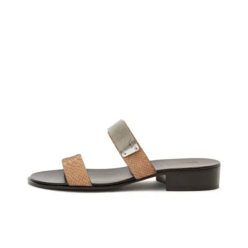 Giuseppe Zanotti Ignazio Double strap Slide Sandals