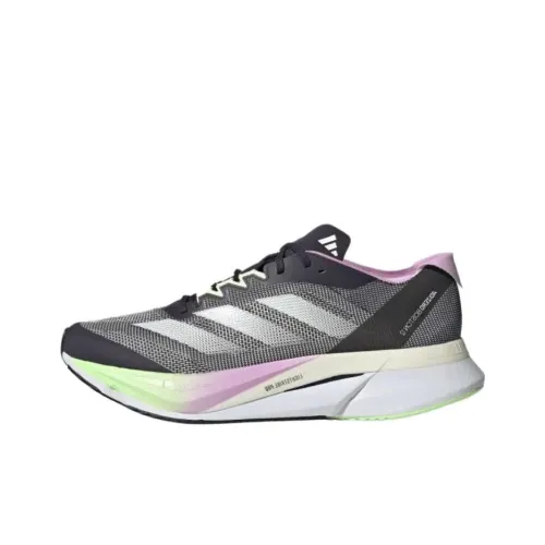 Adidas Adizero Boston 12 Aurora Black Zero Metalic Green Spark