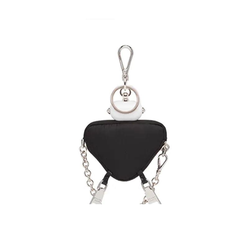 PRADA Saffiano Fabric Bag Accessories Women's Black-4
