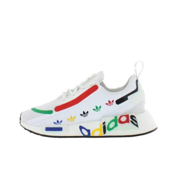 Adidas Originals NMD_R1 Cushioning Wear-Resistant Low-Top Casual Shoes Women's White