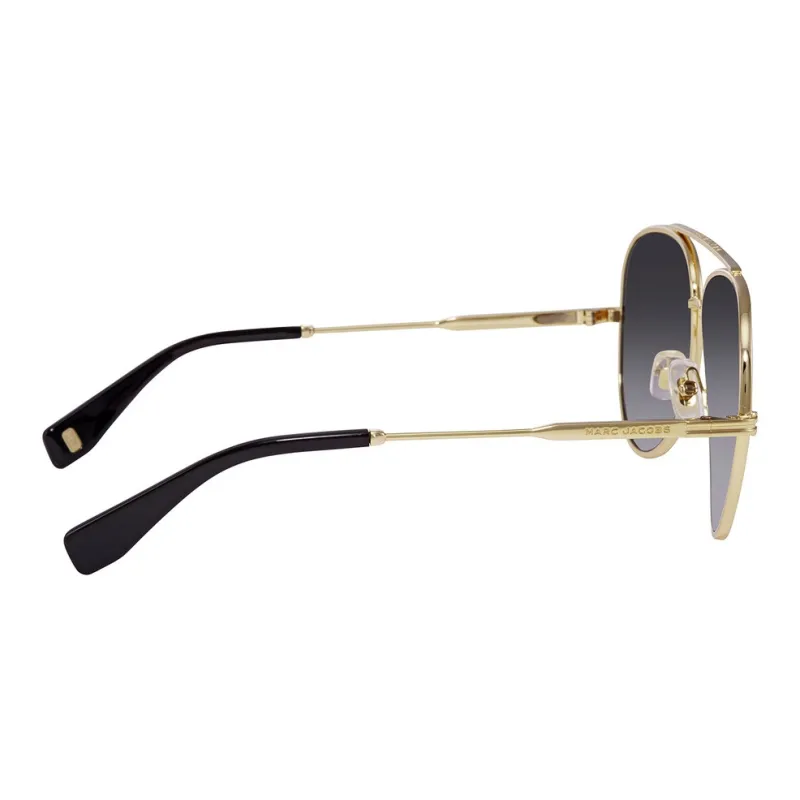 MARC JACOBS Metal Aviator Sunglasses Women's Gold-2