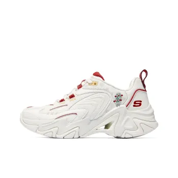 Skechers Stamina V3 Low Top Casual Shoes Women's White Red