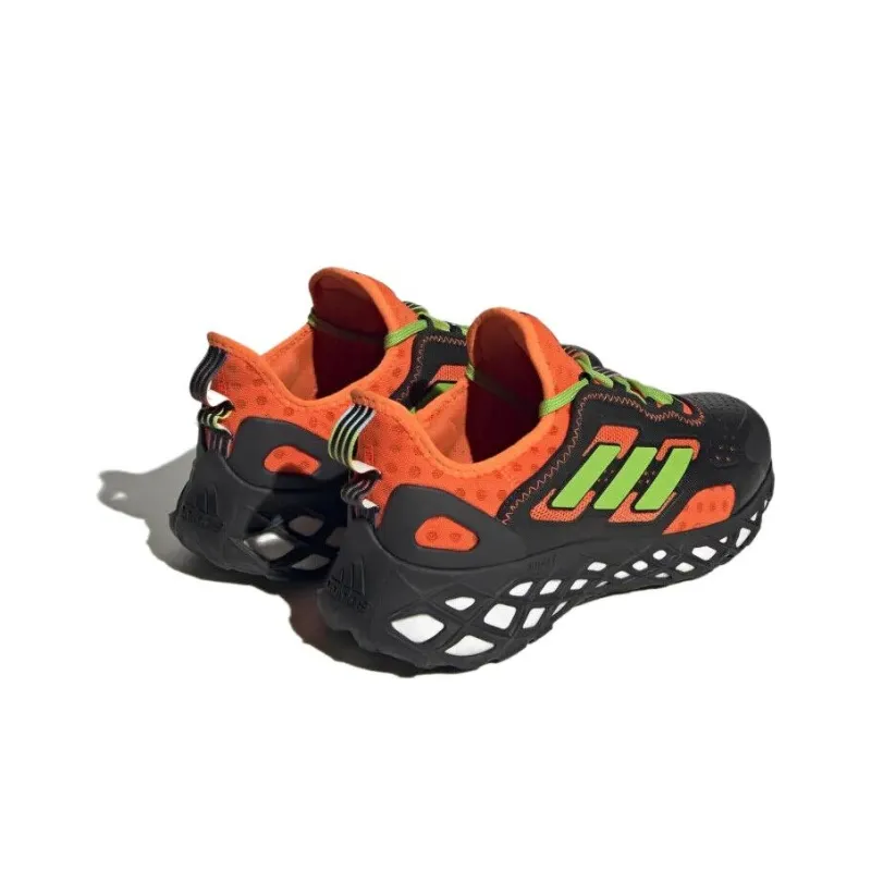 Adidas Web Boost Core Black Team Semi Sol Green2 Impact Orange-3