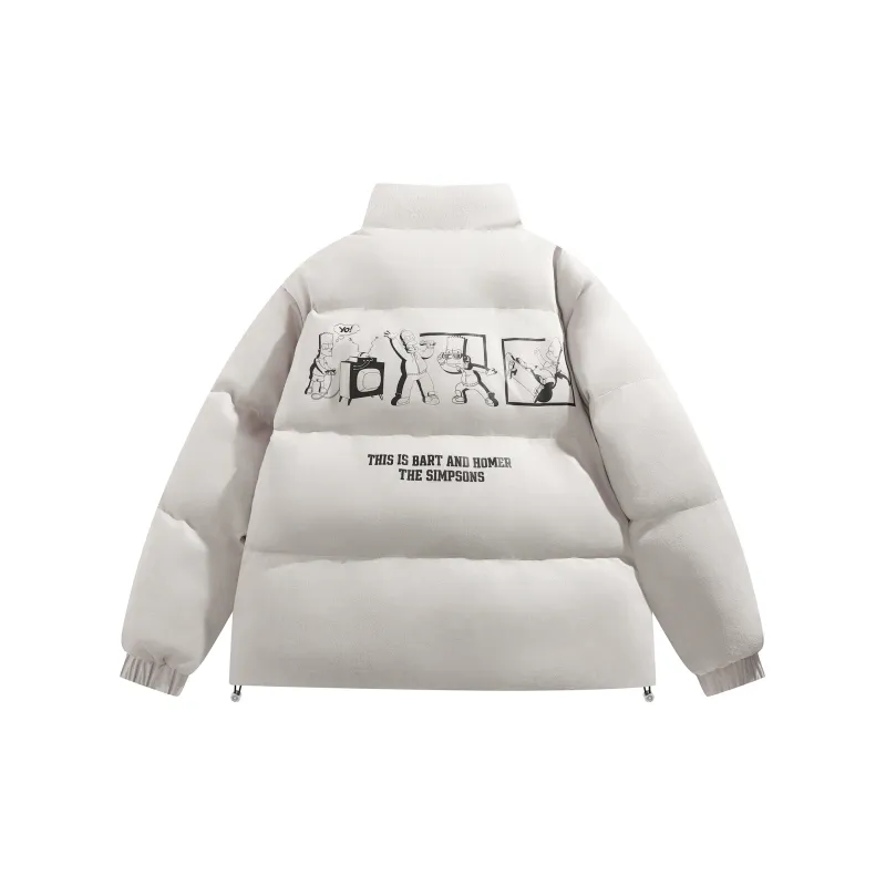 The Simpsons Puffer Jacket Unisex-17