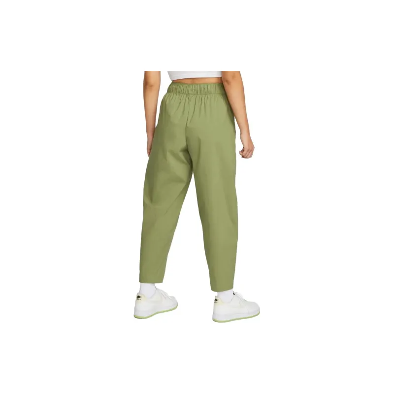 Nike Sportswear Essentials Series Knitted Sports Pants Women's Green-1
