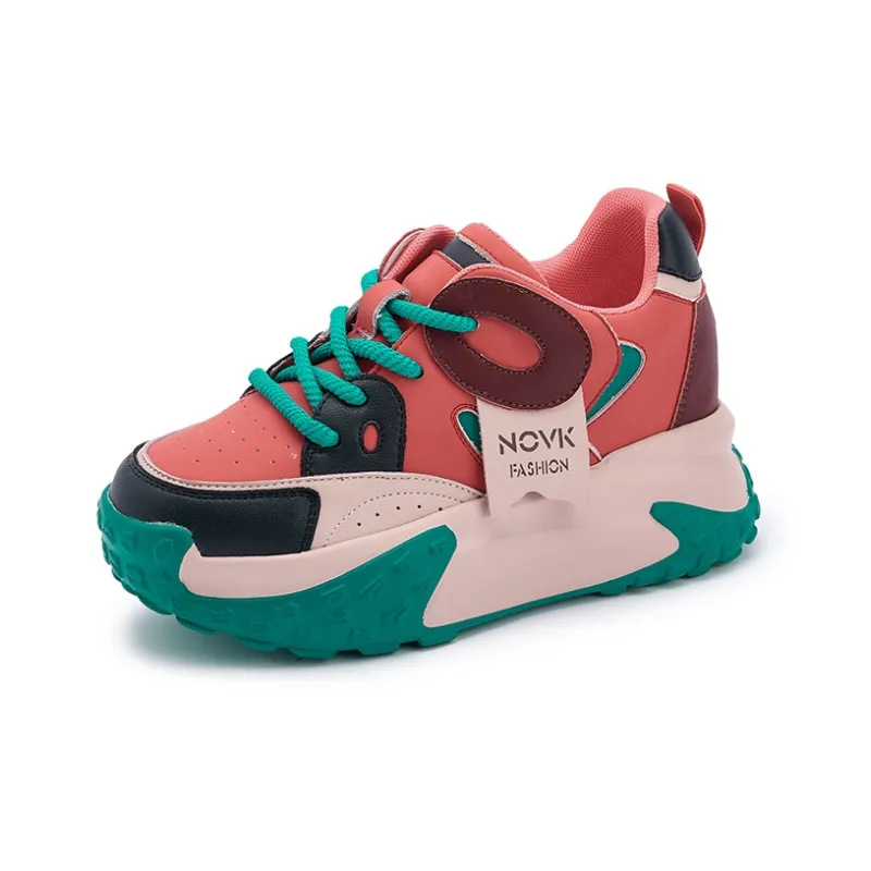 NRDROFFICIAL Chunky Sneakers Women's Low Top Candy Color-2