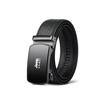 JEEP SPIRIT Business Casual Automatic Buckle Belt Men's Width 3.4cm