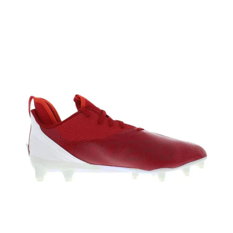 Adidas FG Rubber Long Studs Cushioning Wear-Resistant Soccer Shoes Men's Red-1