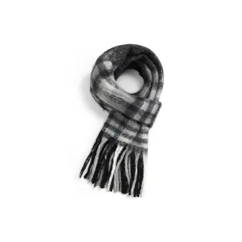 Youyoulan Faux Cashmere Knit Scarves Unisex