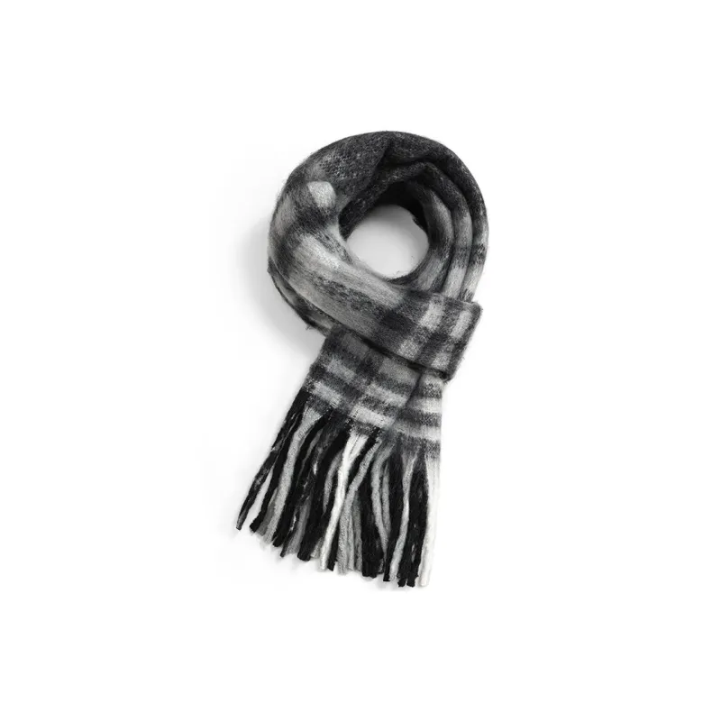 Youyoulan Faux Cashmere Knit Scarves Unisex-0