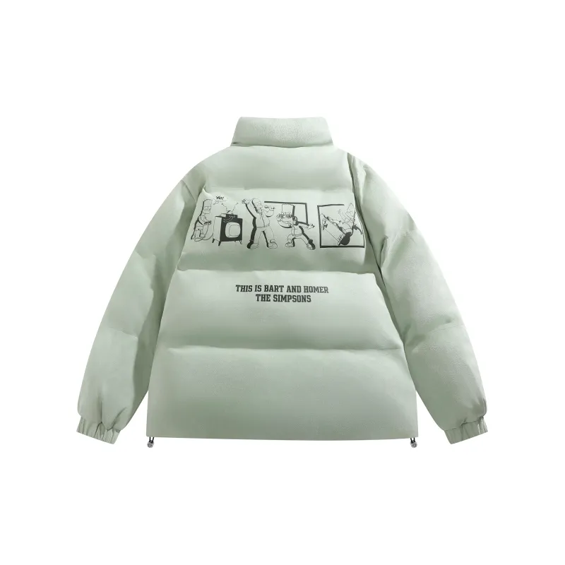 The Simpsons Puffer Jacket Unisex-33