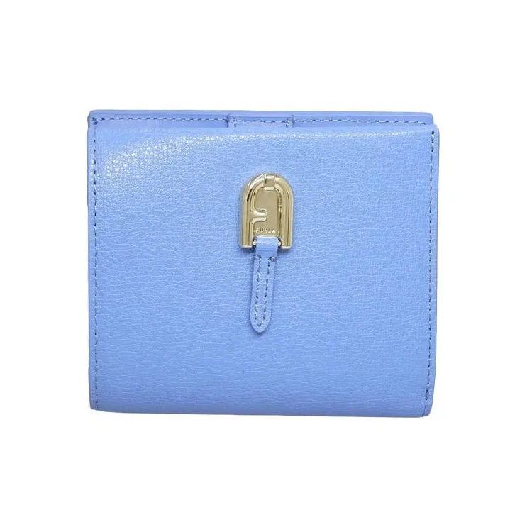 Furla Leather Wallet Women's Light Blue-0