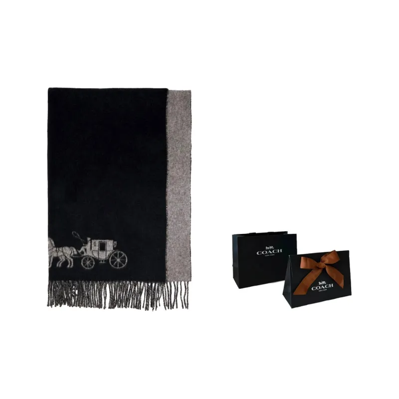 COACH Knit Scarves Unisex-1