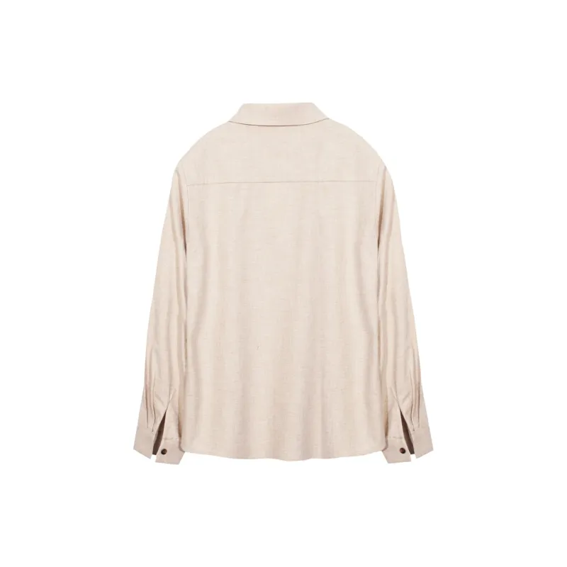 Lucybaily Shirt Women's Peter Pan Collar-1